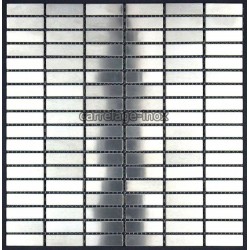 Mosaique et carrelage inox 1 m2 rectangular 48