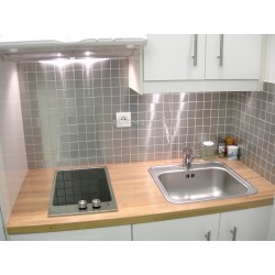 tiled floors, stainless steel 1m2 mosaic stainless steel kitchen splashback regular 48