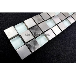 Listel stainless steel mosaic tile frieze steel metal MULTI REGULAR