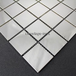 tile stainless steel mirror mosaic splashback kitchen regular 48 mirror