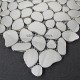 Mosaique inox poli miroir 1 plaque carrelage credence GALETMIROIR