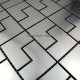 mosaique inox carrelage modele SPIRO