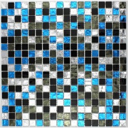 mosaic glass shower and bathroom Strass Suki