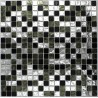 Shower and bathroom mosaic tile glass Strass Nero