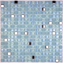 Mosaico en Acero Inoxidable 1 placa modelo RECTANGULAR 98