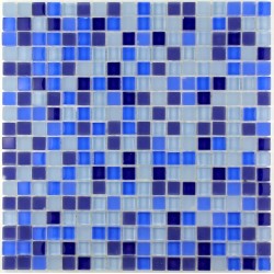 mosaico de cristal de la ducha del cuarto de baño splashback de cocina iris