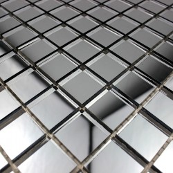 mosaico espejo para muro reflect-gris