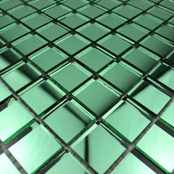mosaïque douche mosaïque salle de bain en verre reflect vert