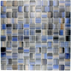 azulejo de mosaico de vidrio splashback cocina pintura amadeo