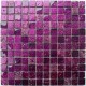 Wall mosaic stone and glass Alliage Violet