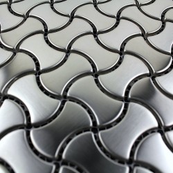 mosaico de acero inoxidable modelo elipse