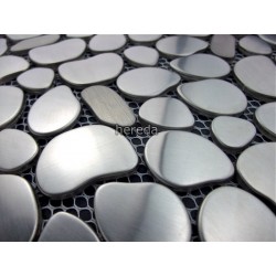 sample mosaic pebble stainless steel