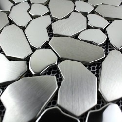 sample stainless steel mosaic for bathroom galet inox