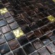 Mosaique pate de verre modele goldline-vog