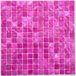 Mother pearl mosaic for shower floor and wall bathroom Nacarat Rose