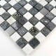 Stone mosaic quartz tile bicolor mp-ethno
