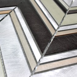 sample aluminium mosaic tile model alu-theko