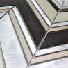 echantillon mosaique en aluminium modele alu-theko