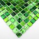 glass mosaic tile green floor and wall 1m-glossvert