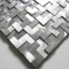 mosaique echantillon metal aluminium modele alu-konik