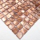 mother of pearl mosaic floor and wall 1m Nacarat Marron