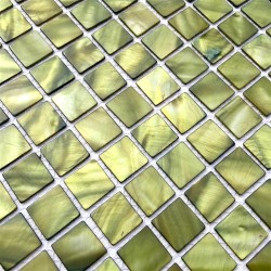 tile shell mosaic shower and bathroom 1m nacarat vert