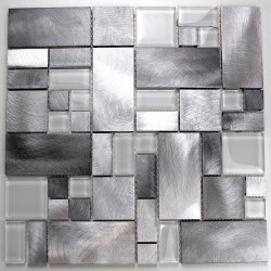 azulejo mosaico de aluminio cocina y bano modelo alu-aspen
