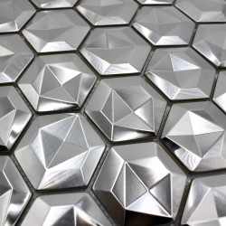 metal tile stainless steel wall kitchen or bathroom 1m Kami