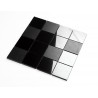 Black ceramic mosaic tile for wall and floor mp-flynn