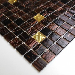 azulejo muestra mosaico de vidrio modelo mv-goldline-vog