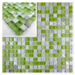 mosaic glass and stone sample tile model vp-samba
