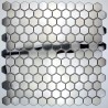 azulejo de acero hexagonal para cocina y bano in-yuri