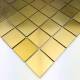 carrelage inox mosaique modele REGULAR48 GOLD