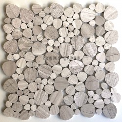 stone mosaic for floor and wall bathroom and shower pebbles neferti