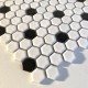 hexagonal ceramic mosaic for floor or wall mp-daven