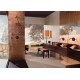 Tile copper glass backsplash in kitchen or bathroom Ankara Cuivre