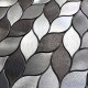 tile mosaic aluminium wall kitchen and bathroom Mood