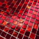 glassmosaic shower and bathroom Gloss rouge