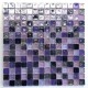 Tile mosaic glass backsplash kitchen bathroom Arezo Indigo