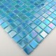 mosaico de baño vidrio suelo y muro 1m Rainbow azur