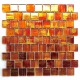 wall bathroom and backsplash mosaic tile 1m Drio orange