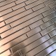 mosaic and tile wall stainless steel kitchen NORKLI