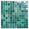 Glass tiles backsplash kitchen wall and bathroom mosaics Habay Vert