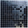 Color negro mosaico de acero inoxidable para baños y cocinas CARTO NOIR