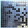 Mosaico de acero inoxidable de baldosas de metal cocina CARTO
