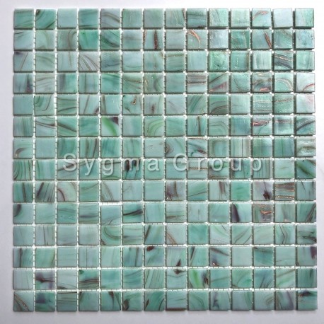 Mosaico de vidrio suelo y pared Speculo Celadon