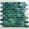 Mosaico de vidrio para las paredes de la cocina o el baño Kalindra Vert