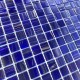 Mosaic tiles glass bathroom shower and kitchen Plaza Bleu Nuit