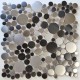 mosaic metal stainless steel floor and wall Focus Twin