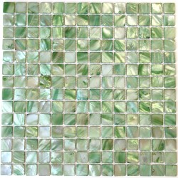 Backsplash kitchen tiles shower floor tile shower shell mosaic Nacarat Vert